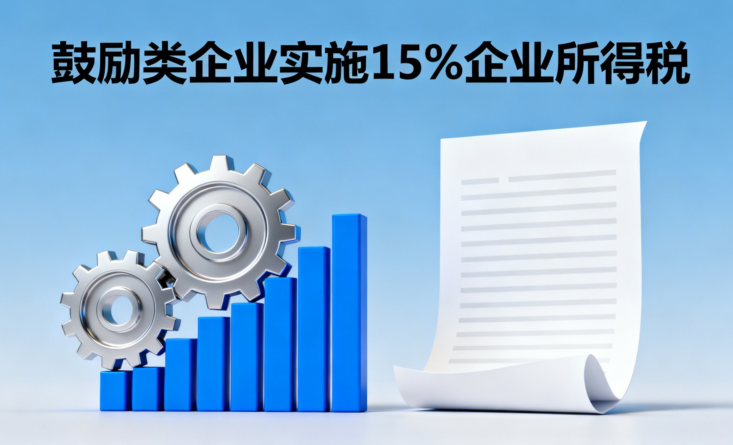鼓励类企业实施15%企业所得税